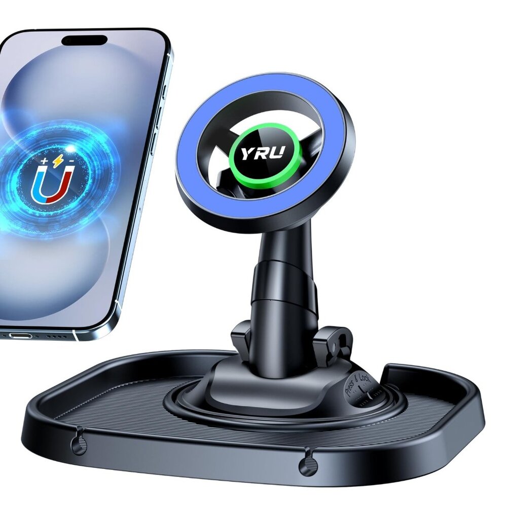 Upgraded Suction Cup for MagSafe Car Mount, Super Magnet Dashboard Magnetic Hold